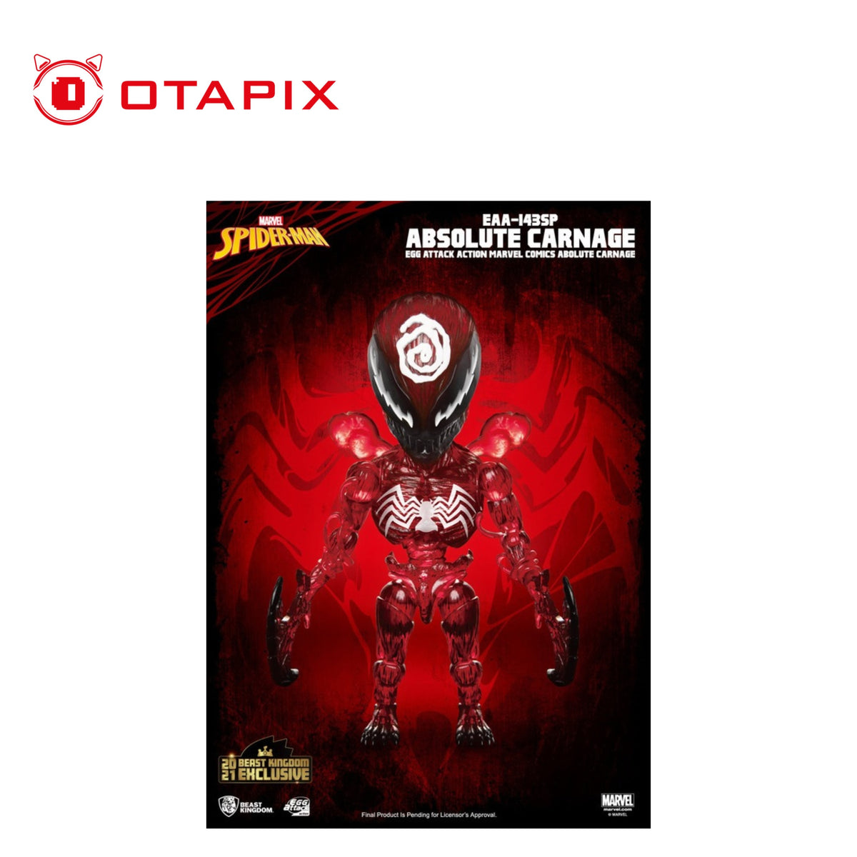 Carnage Egg Attack Action translúcido