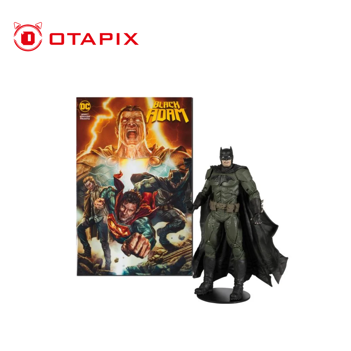 Black Adam Page Punchers Batman 7” | Figura con Cómic DC Coleccionable