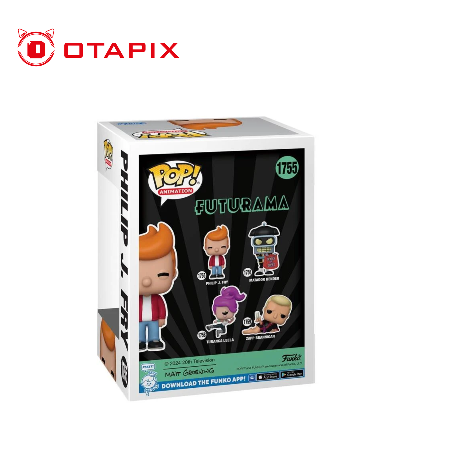 Funko Pop! Animation Futurama #1755 – Philip J. Fry | Figura Coleccionable