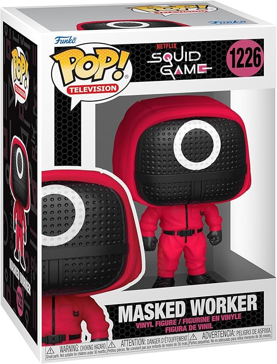 Funko POP TV: Juego del calamar - Trabajador enmascarado