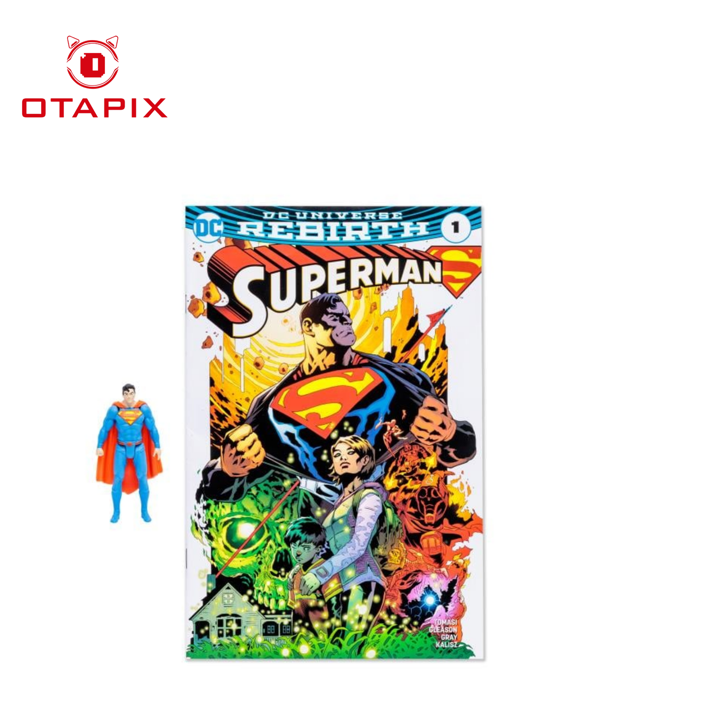 Superman 3" – DC Comics Page Punchers Figura con Cómic | Otapix