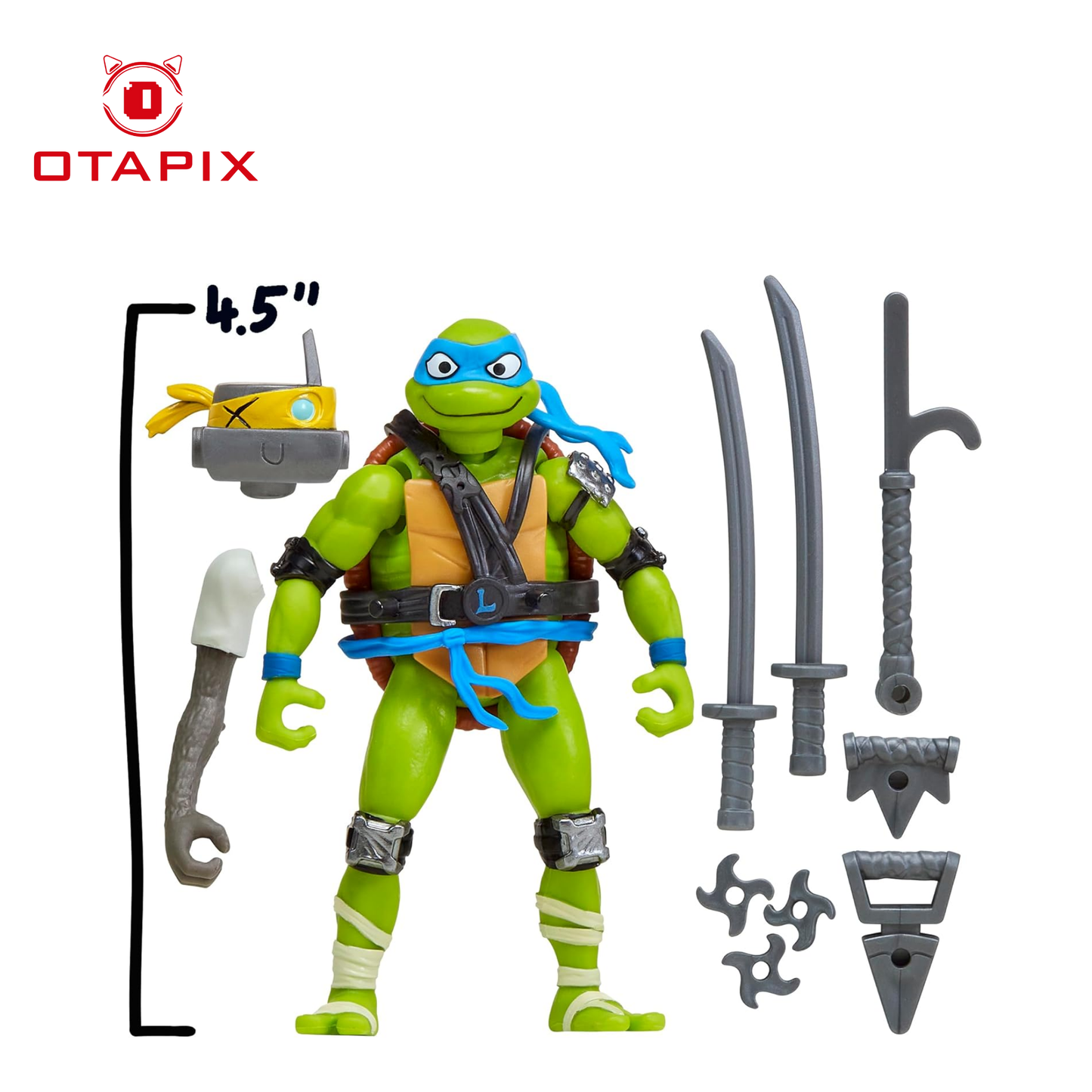 Tales of TMNT – Leonardo 4.5" Figura de acción | Playmates Toys | Otapix