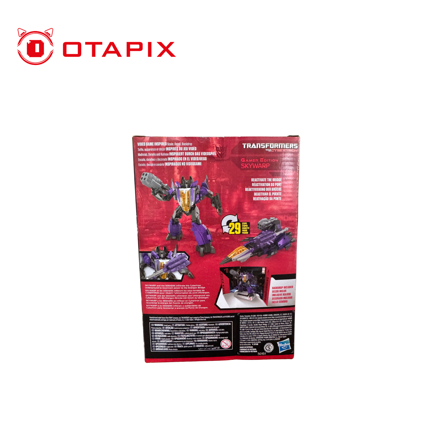 Transformers Studio Series Gamer Edition – Skywarp War for Cybertron Figura Coleccionable