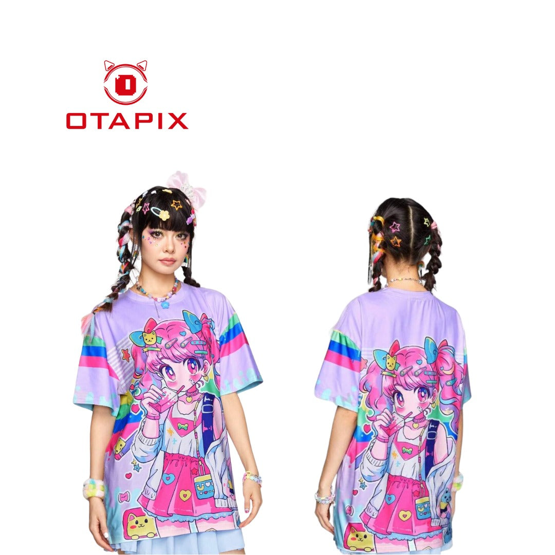 ROMWE Anime Camiseta