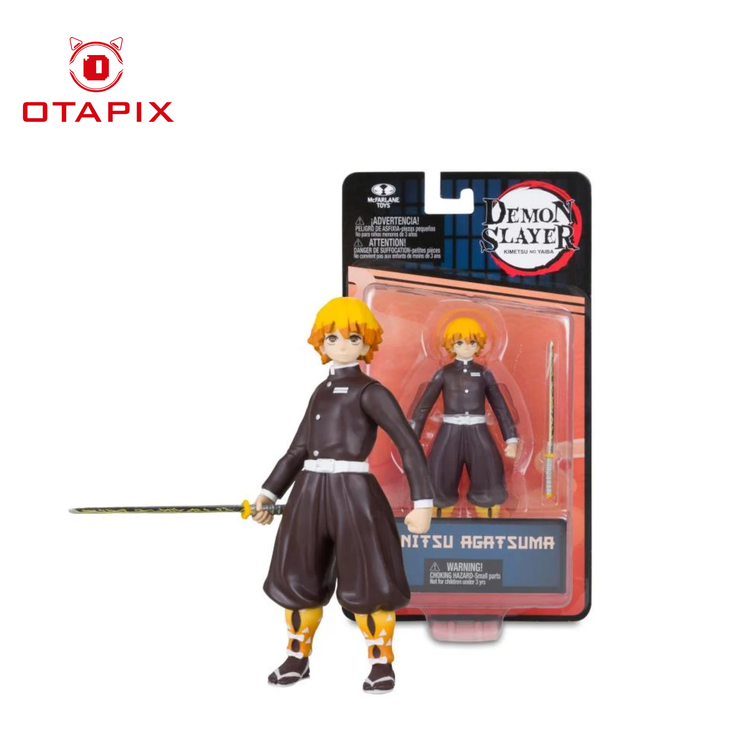Zenitsu Agatsuma 5” | Demon Slayer Figura Coleccionable | Otapix