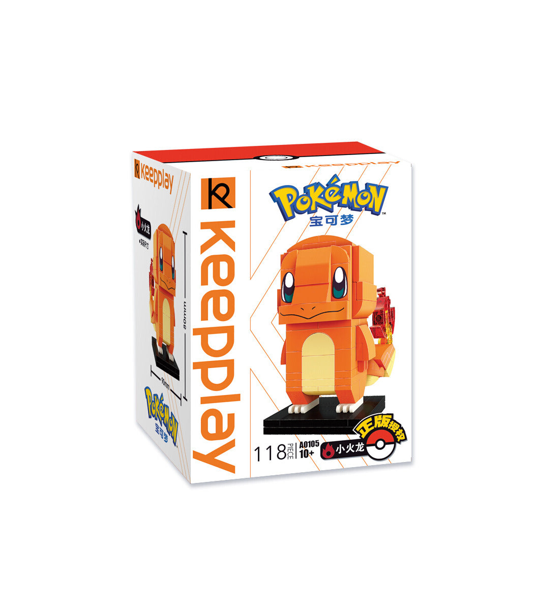Pokemon Charmander Qman Building Blocks Toy Set