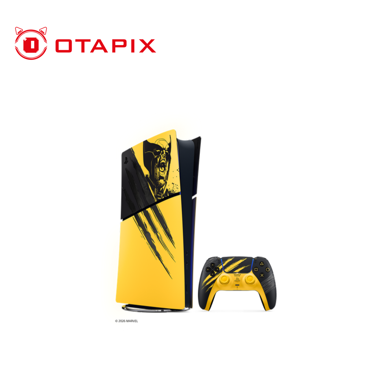 Consola PS5 Digital edición limitada Marvel's Wolverine Battle Yellow con control DualSense