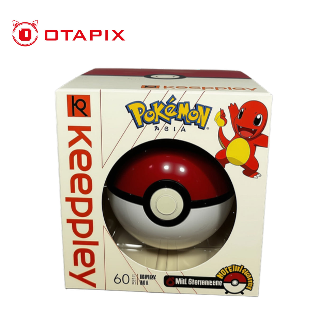 Set de bloques Charmander Mini Qman Keeppley Pokémon en su caja, foto real OTAPIX