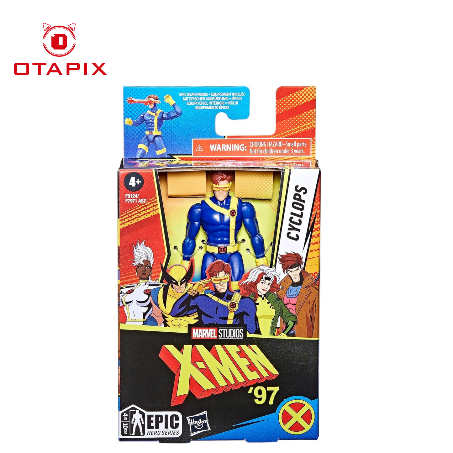 Marvel Epic Hero Series – Figura de Acción Cyclops (X-Men) de 4 Pulgadas