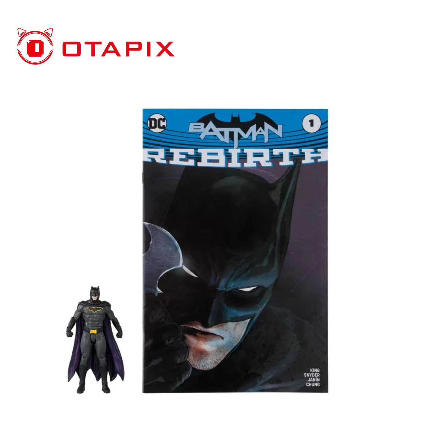 Batman Rebirth Page Punchers 3” Figura + Cómic DC | Otapix