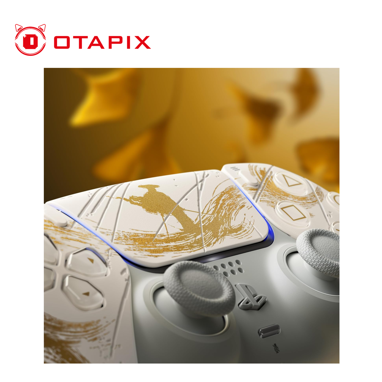 Control DualSense PS5 Ghost of Yōtei Gold Limited Edition | Edición Especial PlayStation 5 | Otapix Nicaragua