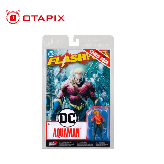 DC Comics Page Punchers Aquaman (Flashpoint) 3” | Figura con Cómic Coleccionable