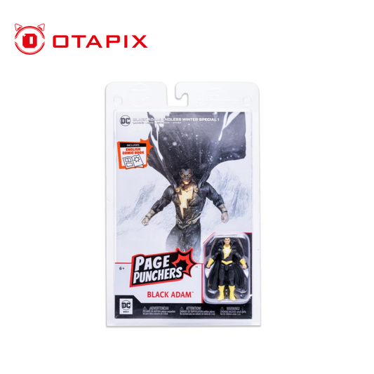 DC Comics Page Punchers Black Adam 3” | Figura con Cómic Coleccionable