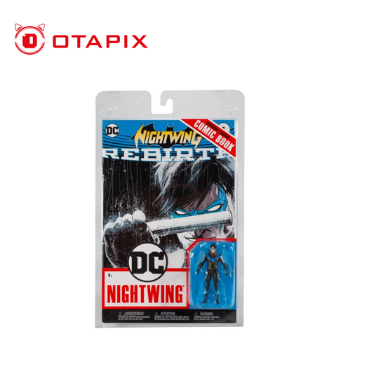 DC Comics Page Punchers Nightwing 3” | Figura con Cómic Coleccionable