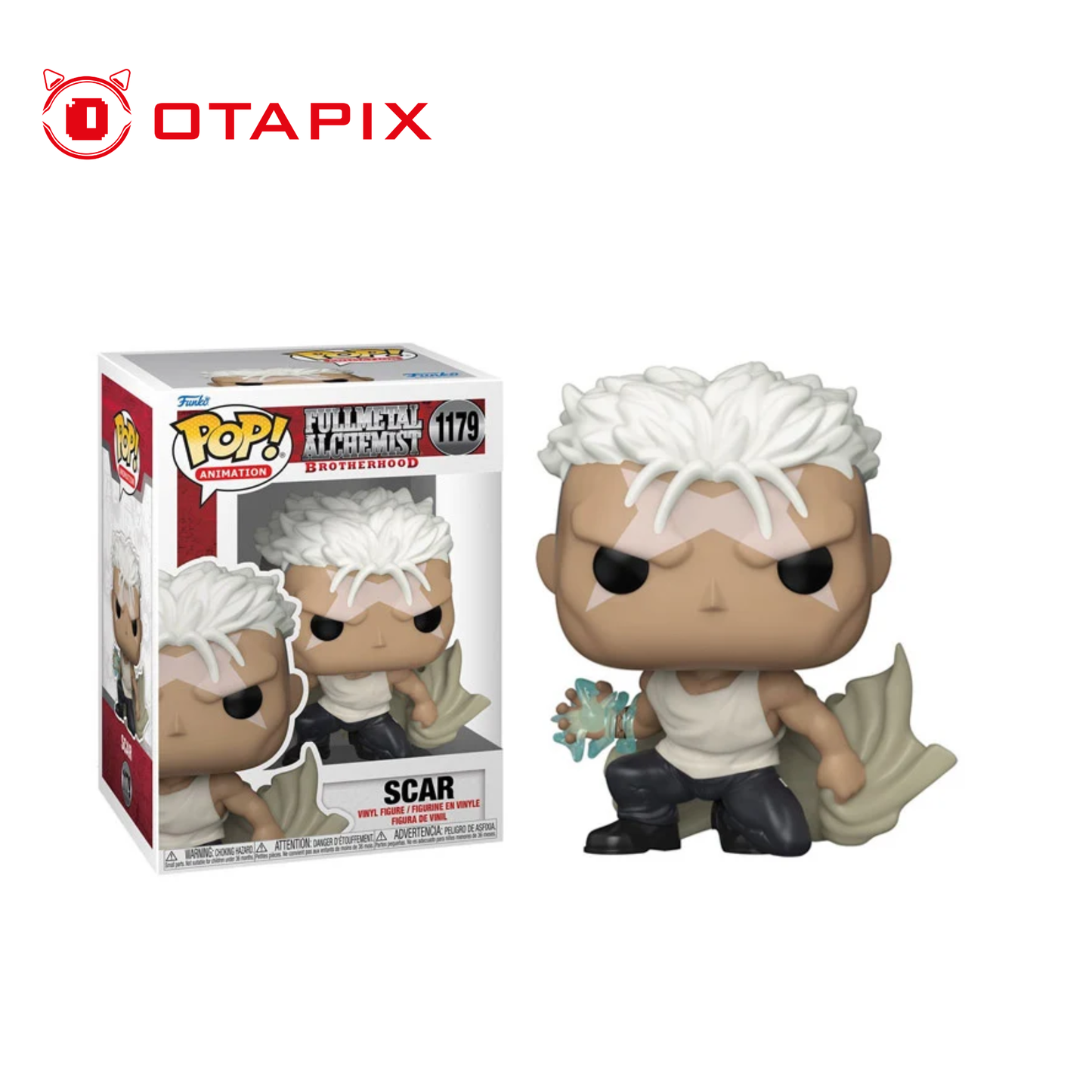 Funko Pop! Animation Fullmetal Alchemist: Brotherhood – Scar | Figura Coleccionable