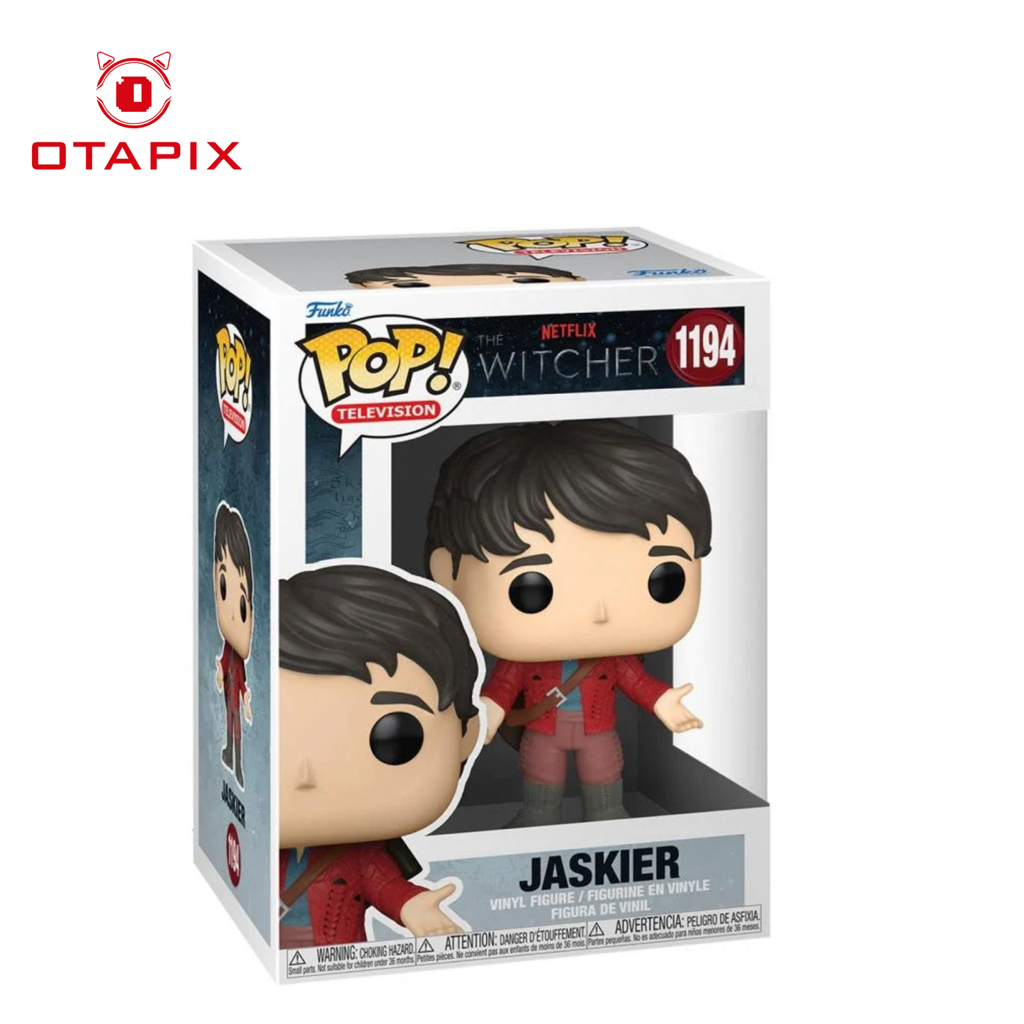 Funko Pop! Jaskier Rojo | The Witcher TV | Figura Coleccionable | Otapix