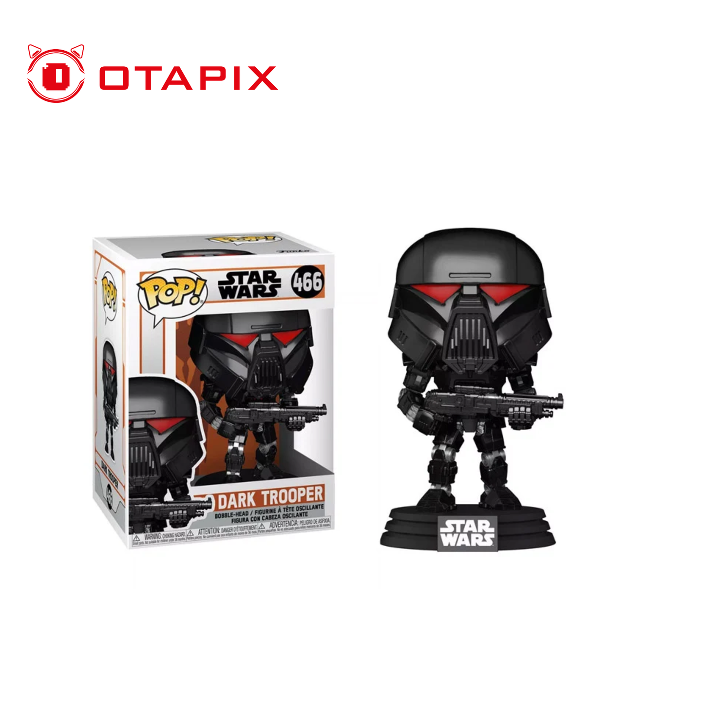 Funko Pop! Star Wars The Mandalorian – Dark Trooper | Figura Coleccionable