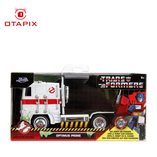 Ghostbusters x Transformers – G1 Optimus Prime Ecto-1 Graphics 40th Anniversary 1/32 Scale | Otapix