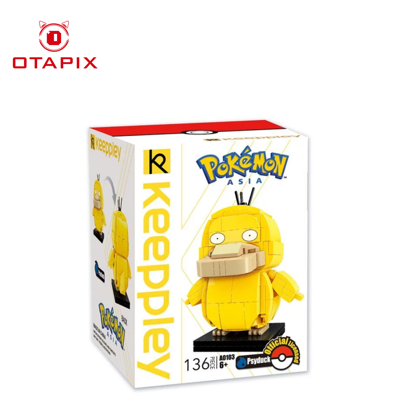 Pokémon Psyduck Qman – Bloques de Construcción | Otapix