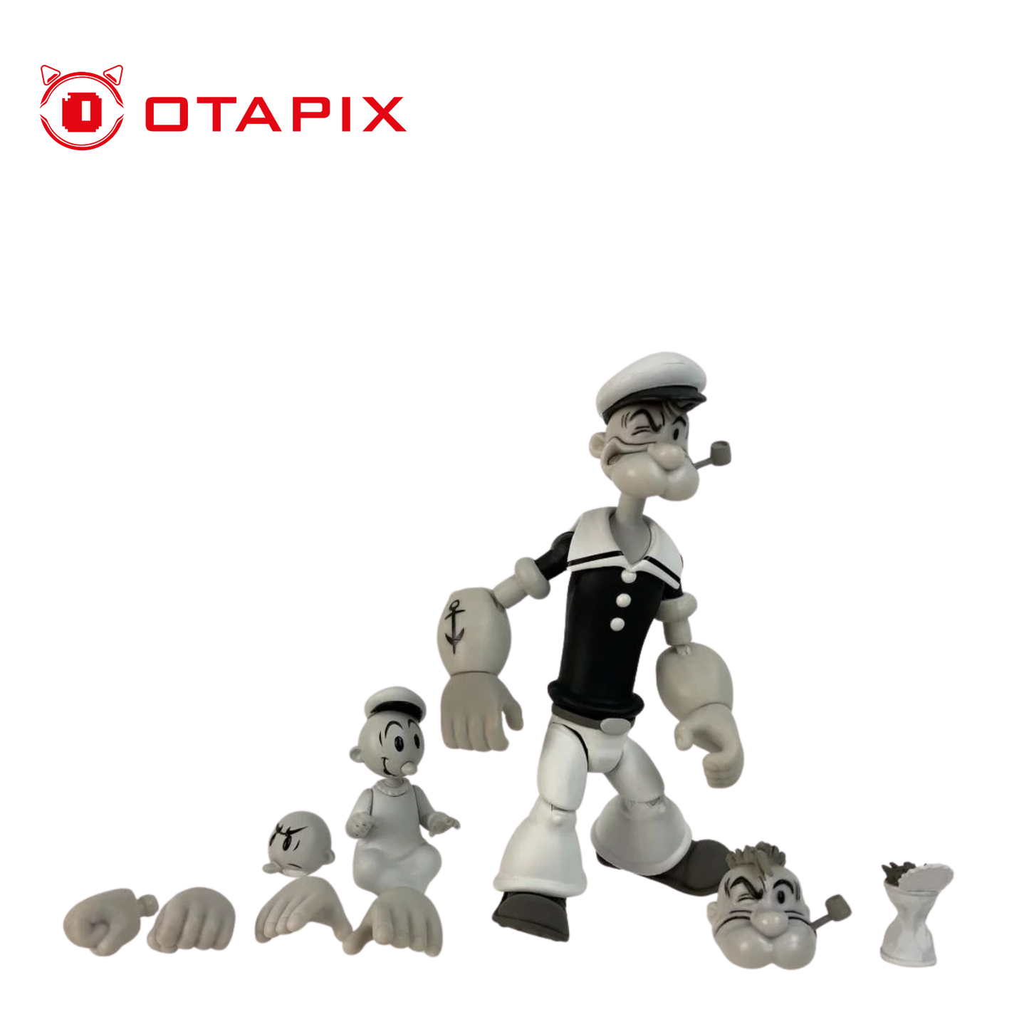 Popeye Black & White BBTS Exclusive | Popeye Classics | Otapix