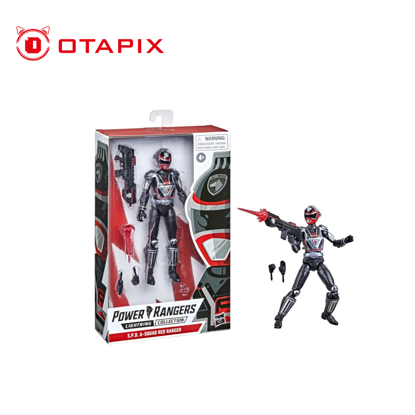 Power Rangers S.P.D. Lightning Collection – A-Squad Red Ranger | Figura Coleccionable