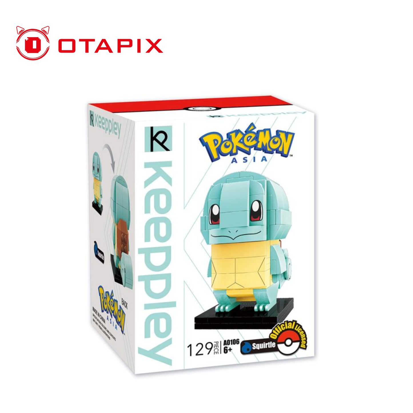 Pokémon Squirtle Qman | Set de Bloques de Construcción | Otapix