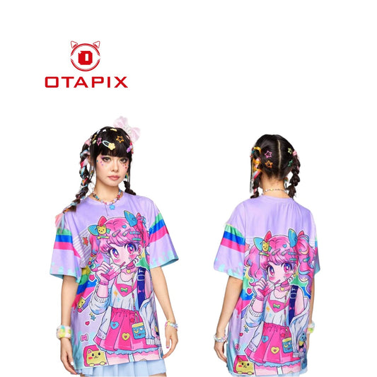 ROMWE Anime Camiseta