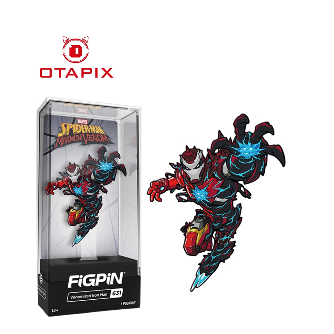 Spider-Man: Maximum Venom FiGPiN Venomized Iron Man BBTS