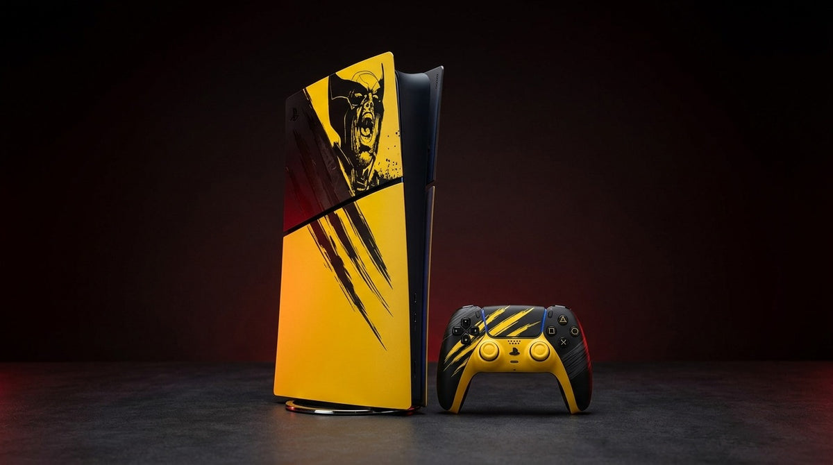 Consola PS5 Digital Marvel's Wolverine Battle Yellow – Edición Limitada